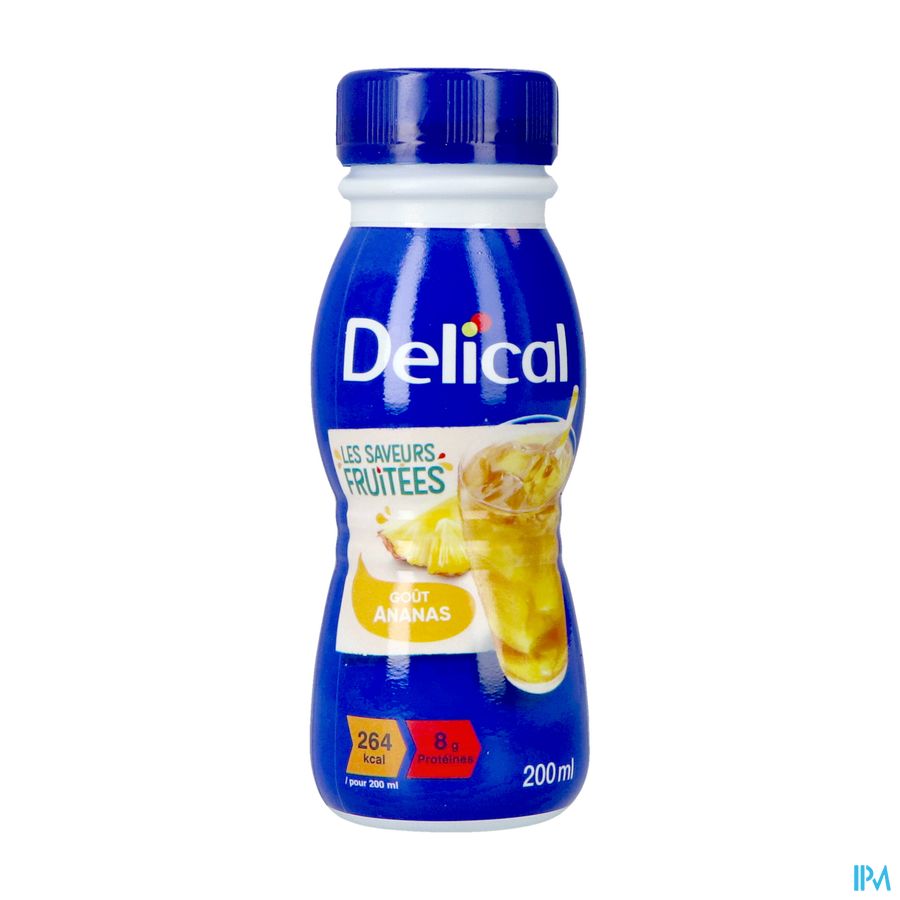 Delical Boisson Fruitee Ananas 4x200ml