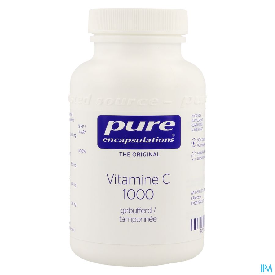 Pure Encapsulations Vit C 1000 Tamponnee Caps 90