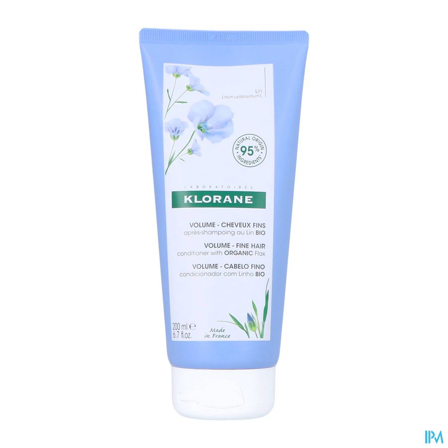 Klorane - Après-shampoing au Lin BIO - Volume - Cheveux fins