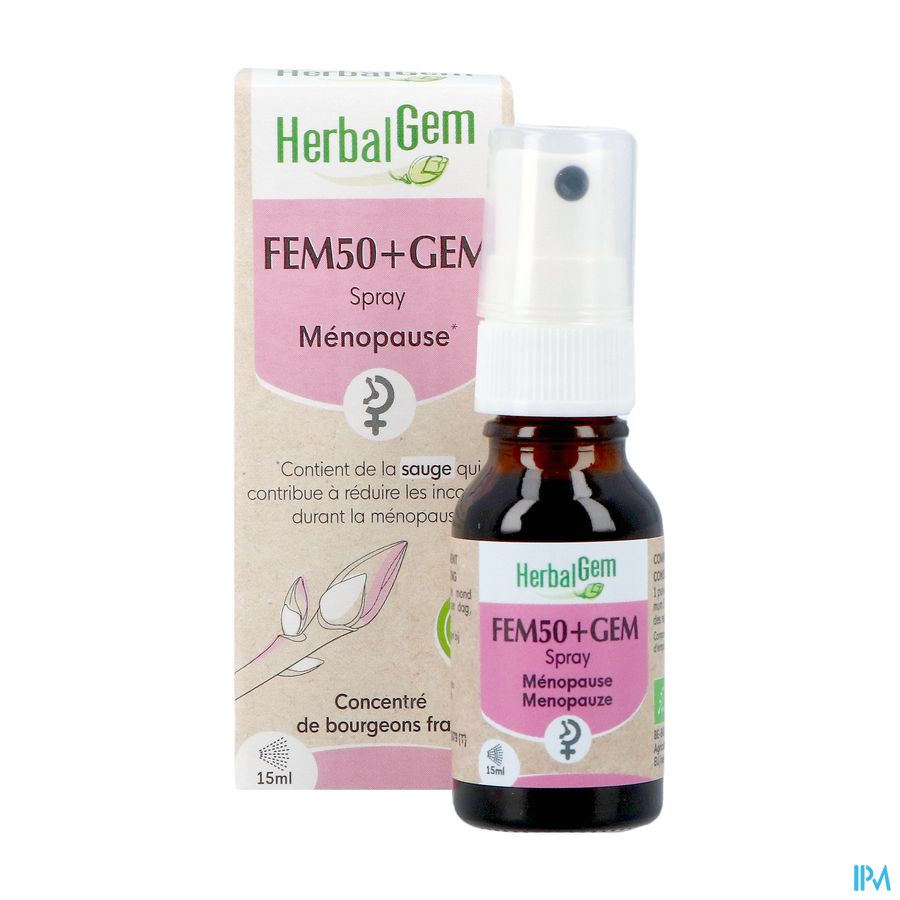 Herbalgem Fem50+ Gem Spray Bio 15ml