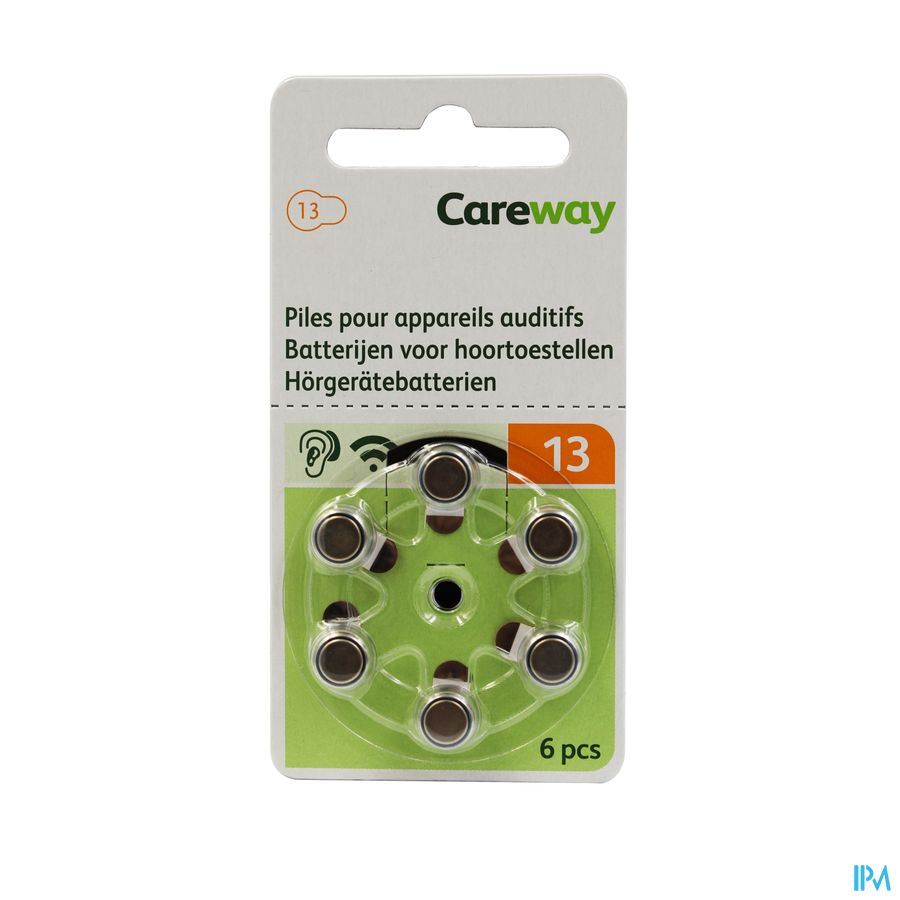 Careway Piles Auditives 13 Orange 6