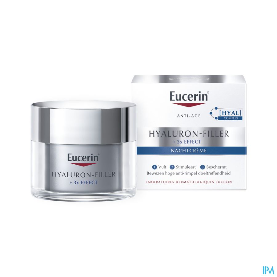 Hyaluron-Filler + 3x Effect Soin de Nuit Anti-Rides & Anti-Âge Pot 50ml