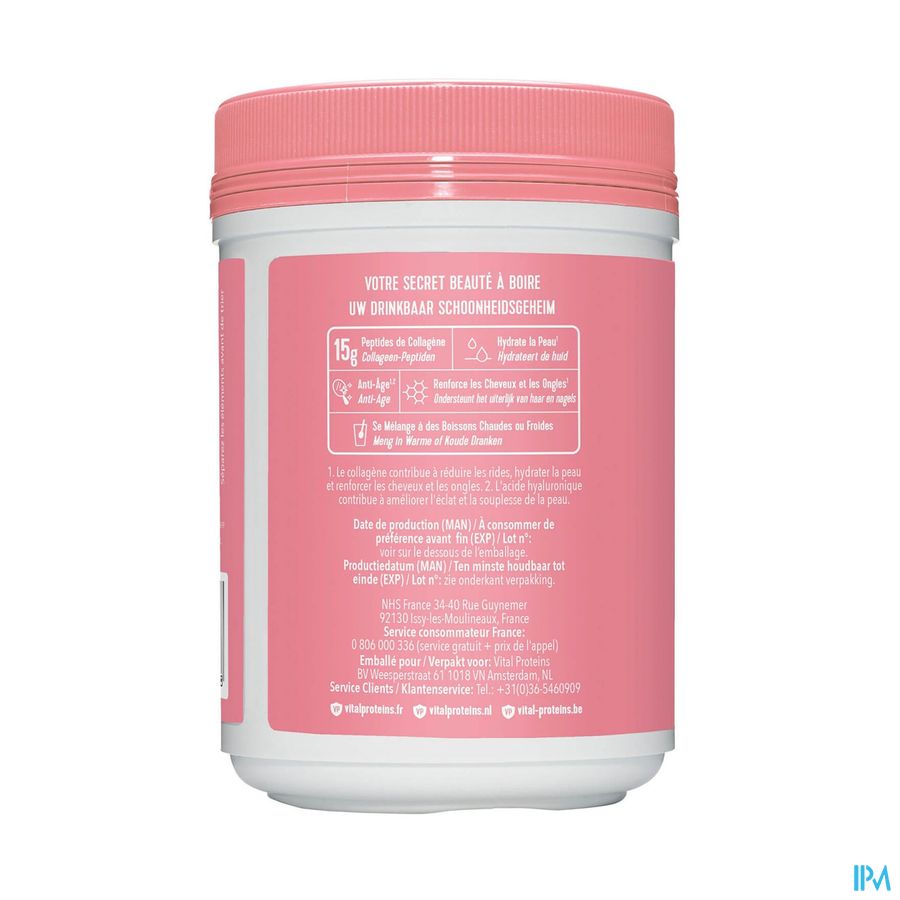 Vital Proteins Beauty Collagen Fraise/cit.pot 271g