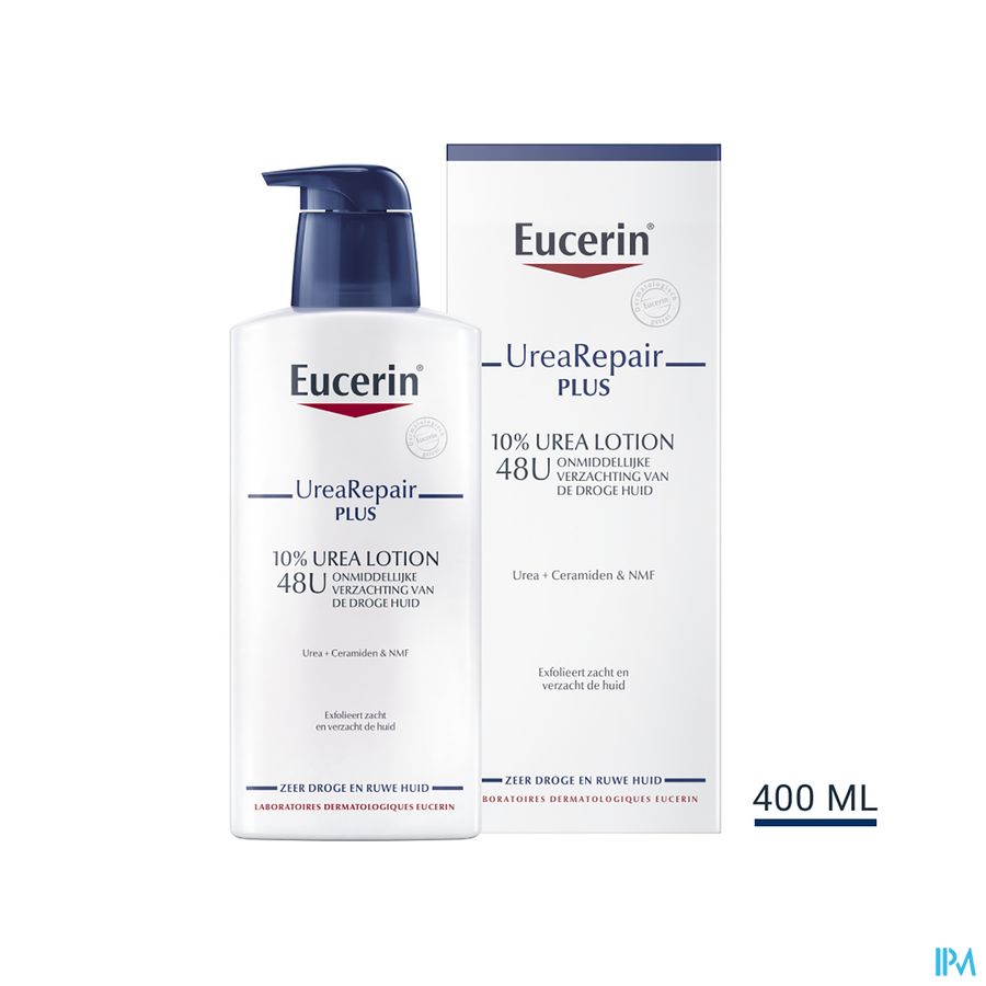 UreaRepair Plus Émollient 10% d'Urée Peau Très Sèche et Rugueuse avec pompe 400ml