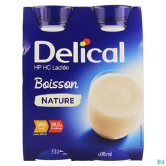 DELICAL BOISSON LACTÉE HP-HC NATURE 4X200 ML