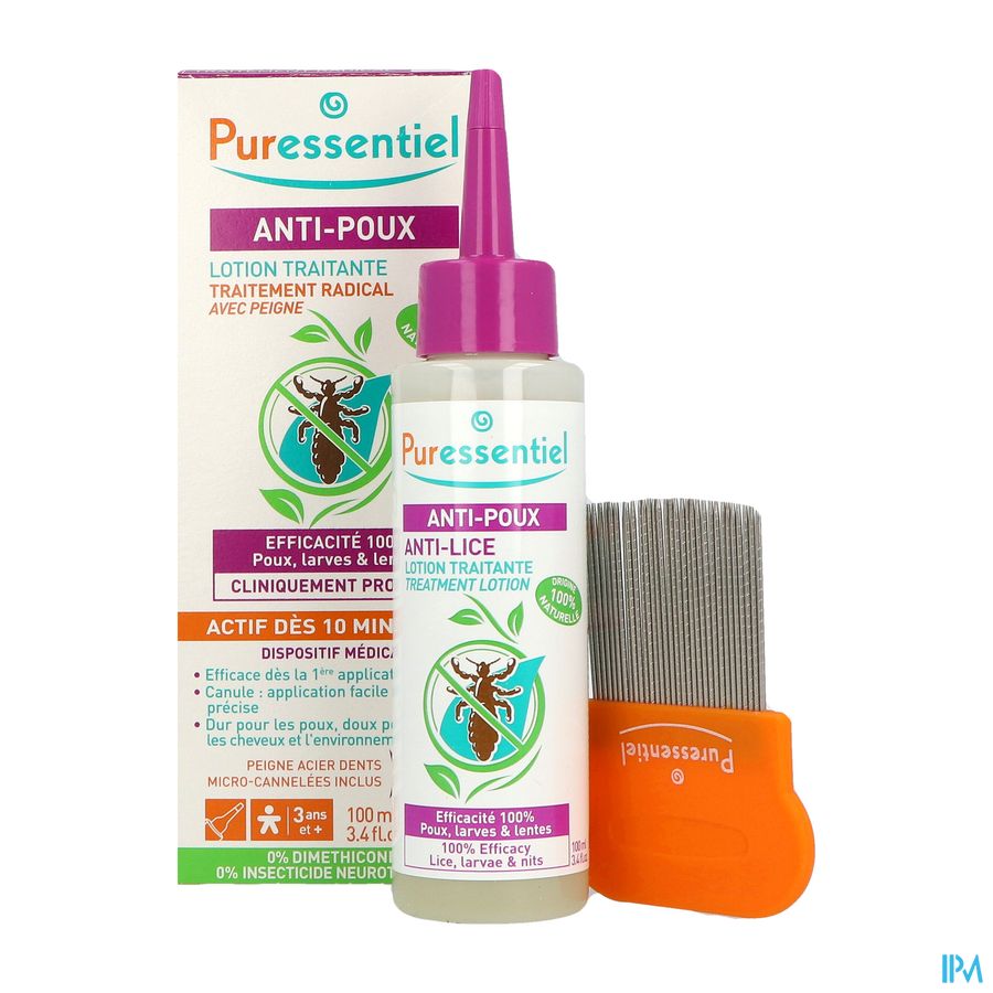 Puressentiel Anti-poux 100ml + Peigne