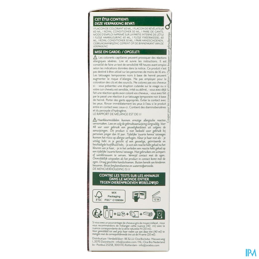 Herbatint 5m Chatain Acajou Clair 170ml