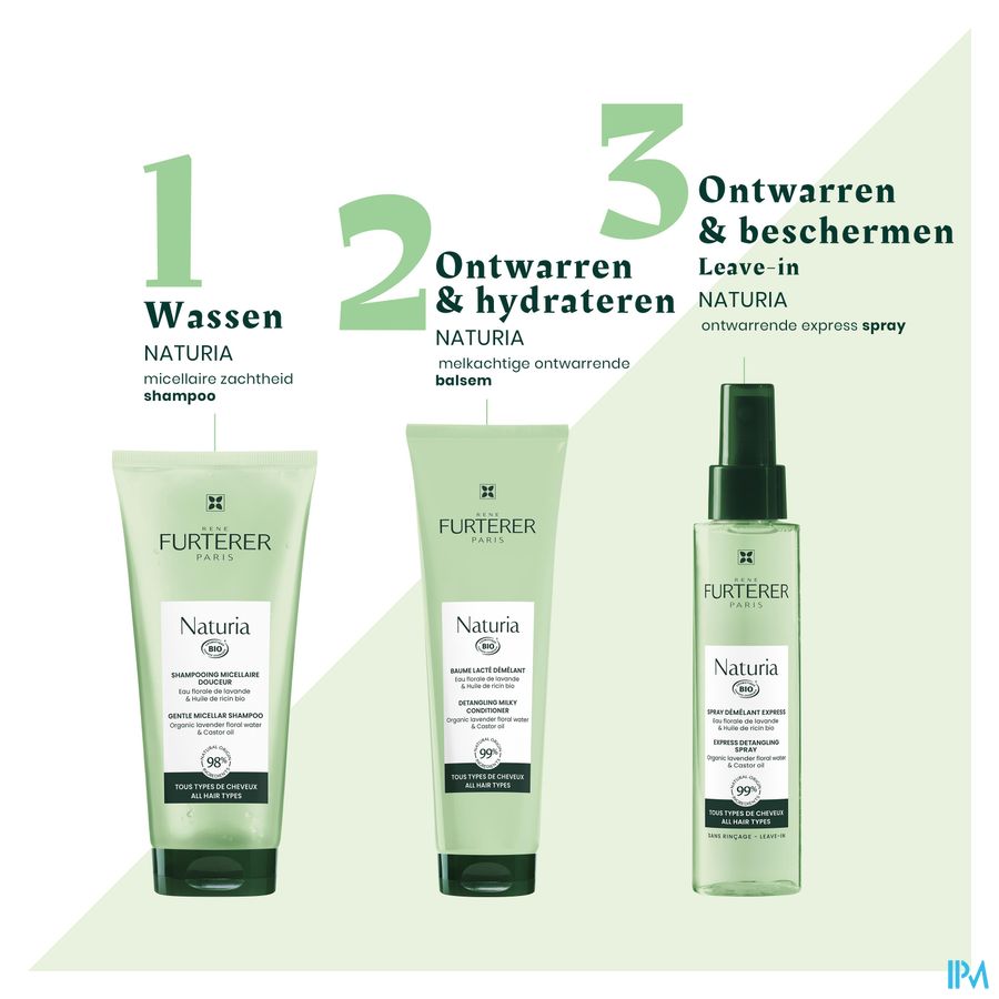 René Furterer Baume lacté démêlant - Soin démêlant bio - NATURIA