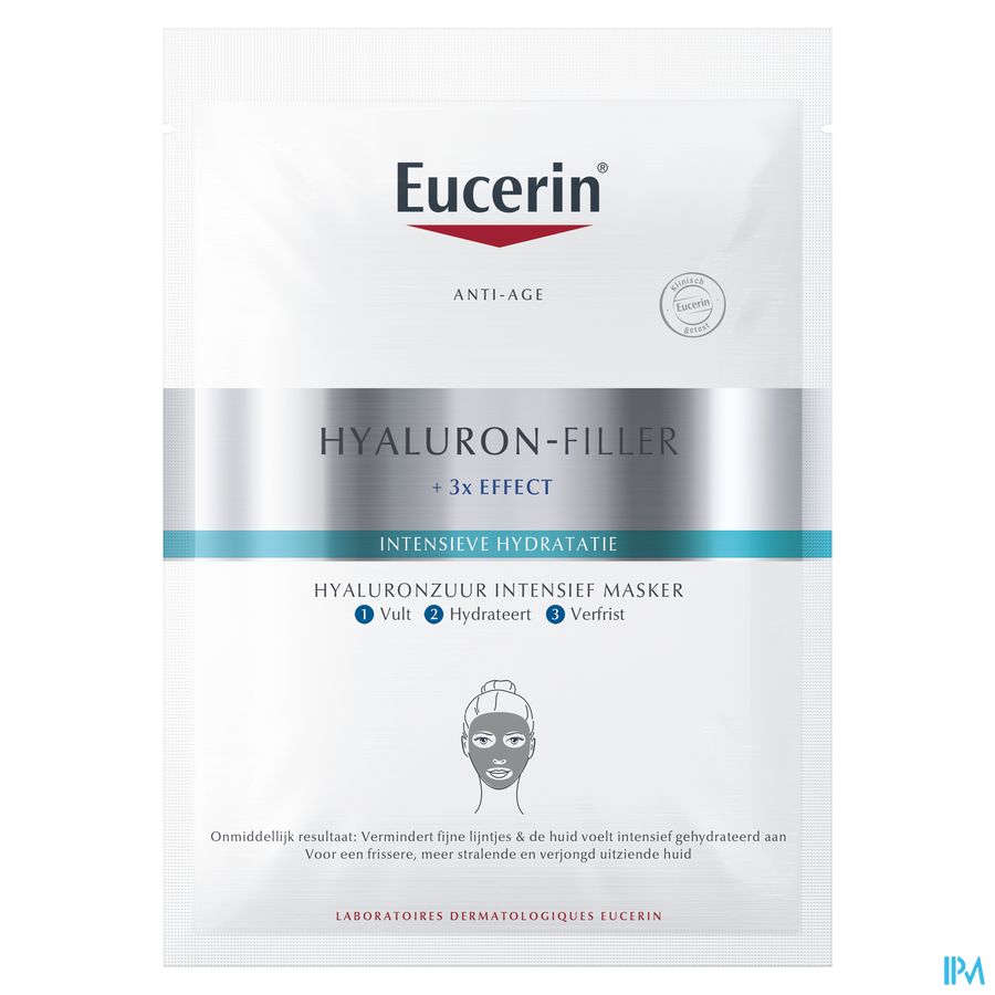 Hyaluron-Filler + 3x Effect Masque Intensif à l'Acide Hyaluronique Hydratation Intense Anti-Rides & Anti-Âge 1pc