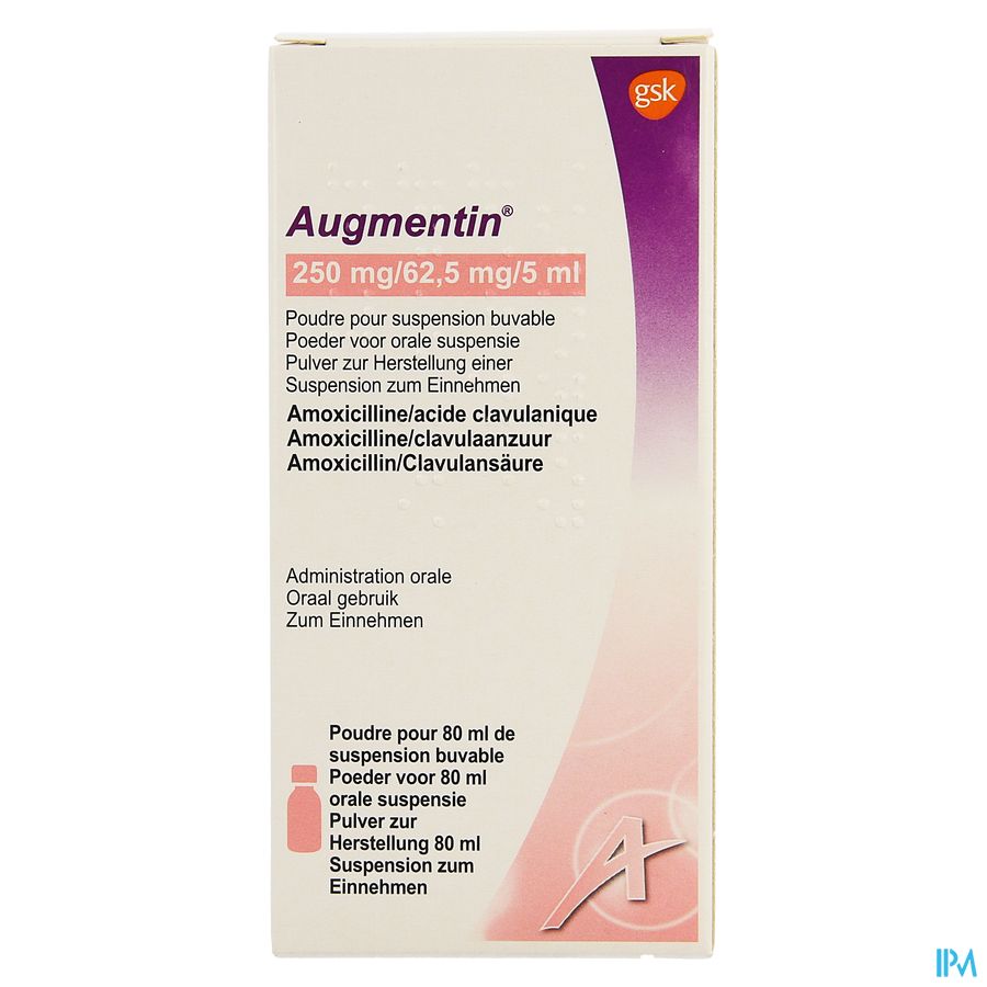 Augmentin Sir 1x80ml 250mg-62,50mg