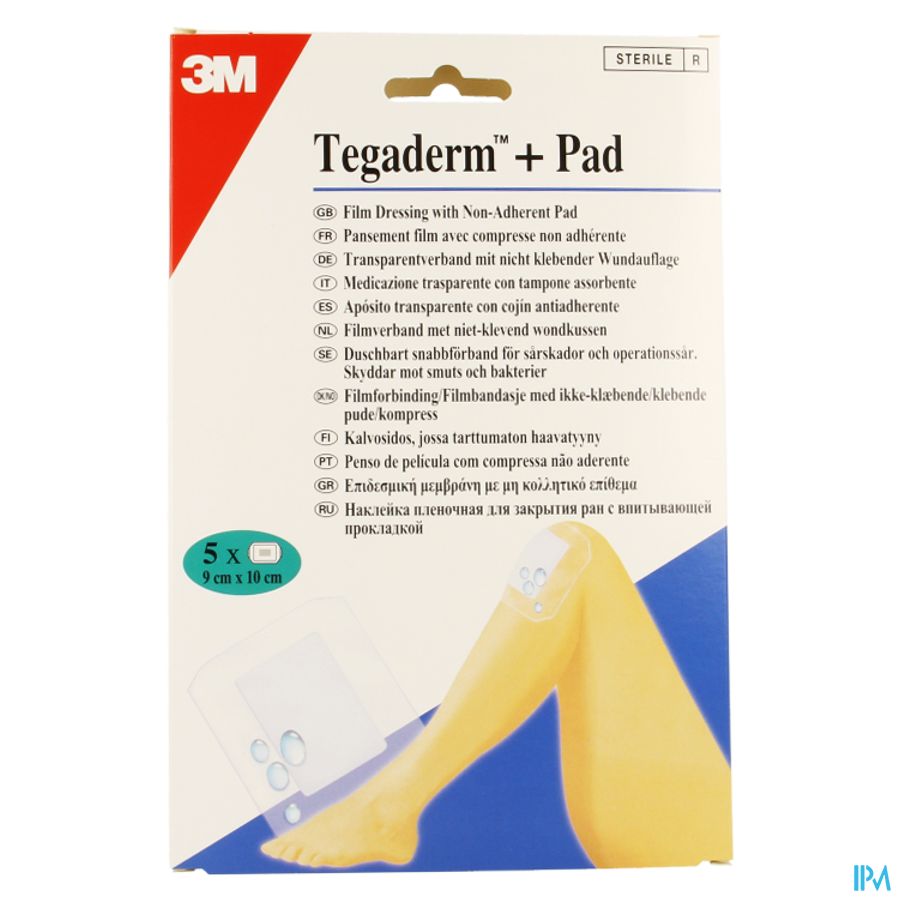 Tegaderm + Pad 3m Transp Steril 9cmx10cm 5 3586p