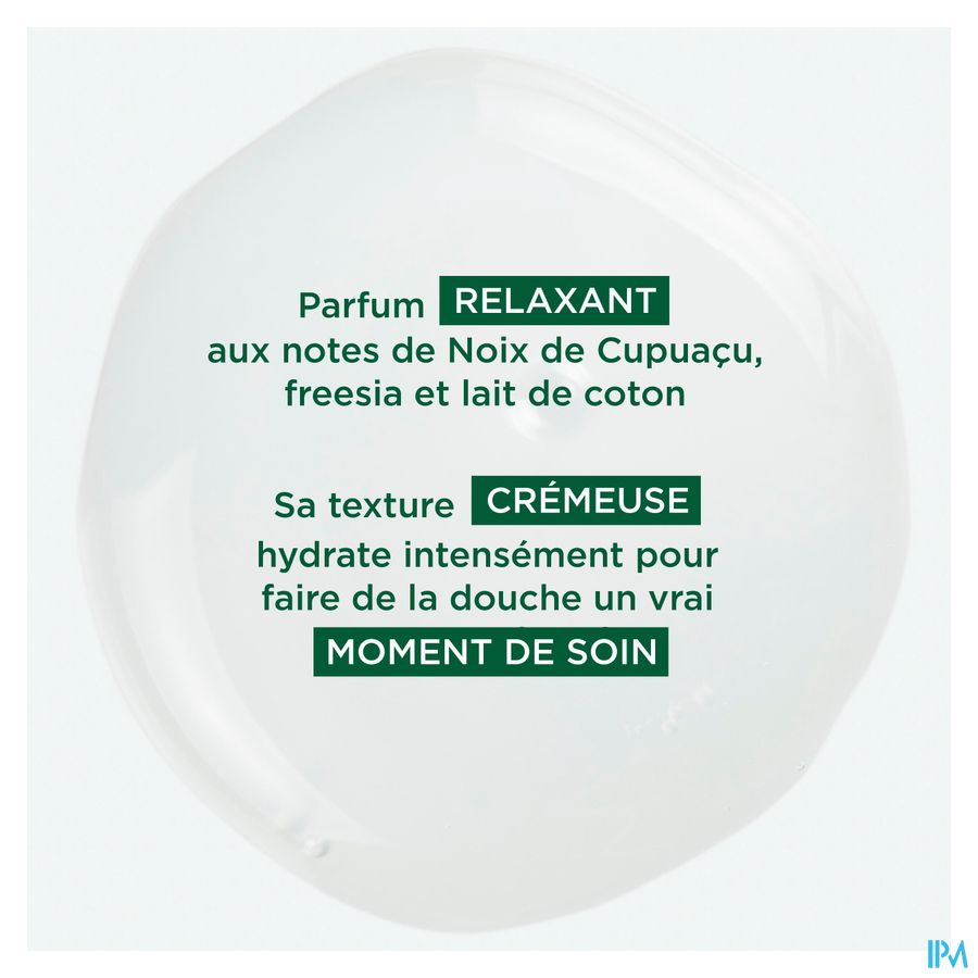Klorane - Crème douche au beurre de Cupuaçu BIO - Fleur de Cupuaçu - Peau sèche à très sèche