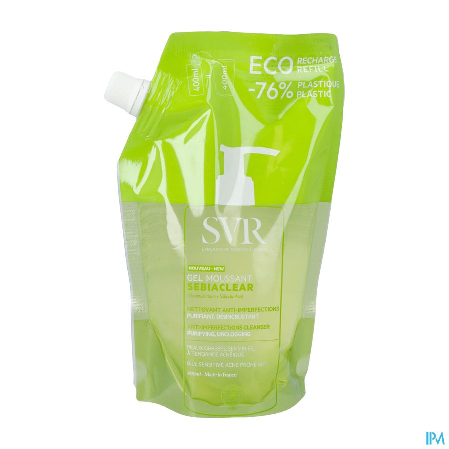 Svr Sebiaclear Gel Moussant Refill 400ml Nf