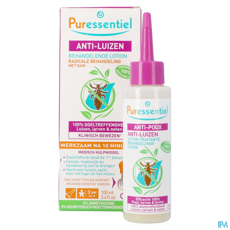 Puressentiel Anti-poux 100ml + Peigne