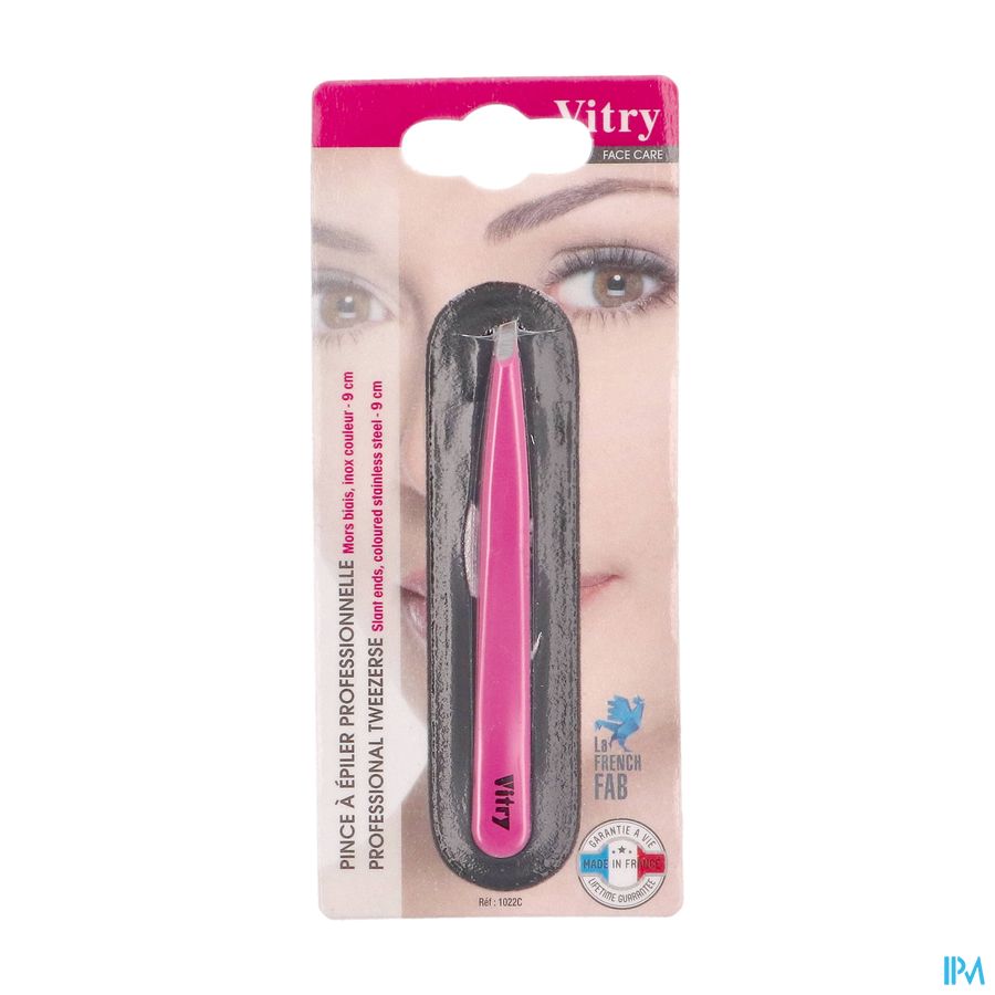 PINCE A EPILER PROF. MB INOX COULEUR