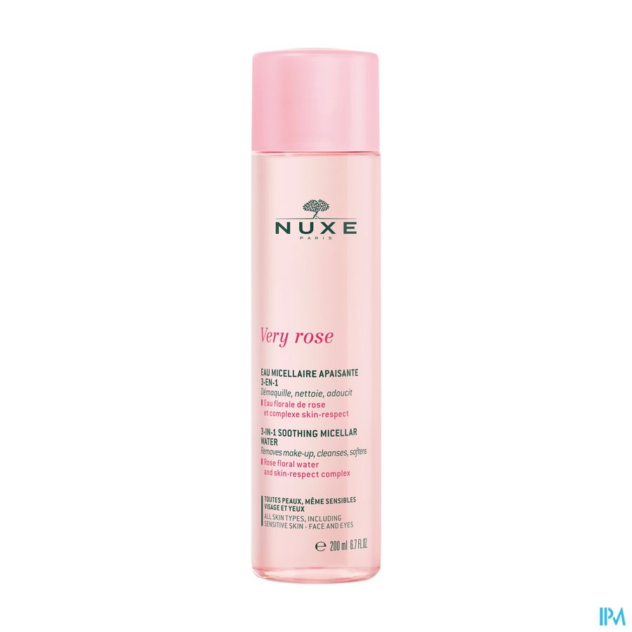 Nuxe Very Rose Eau Micellair Apais. 3en1 Pn 200ml