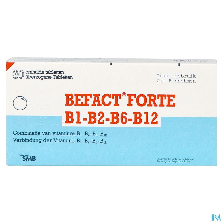 Befact Forte B1-b2-b6-b12 Comp Enrobe 30