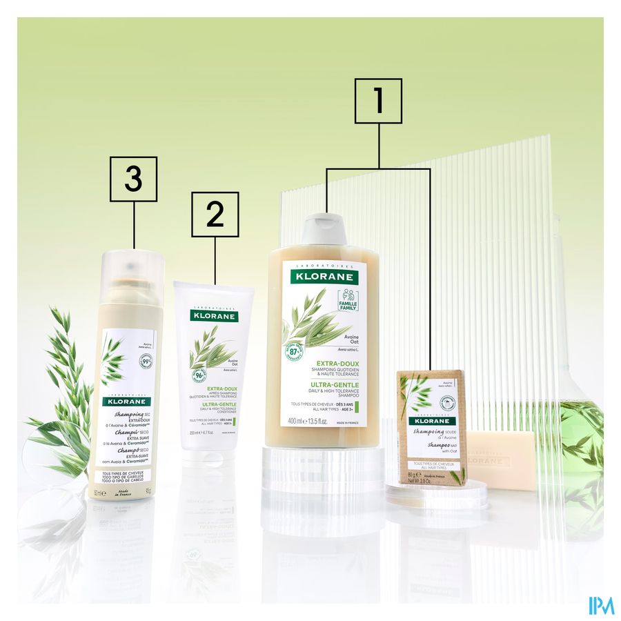 Klorane - Après-shampoing Extra-doux à l'Avoine - Tous types de cheveux