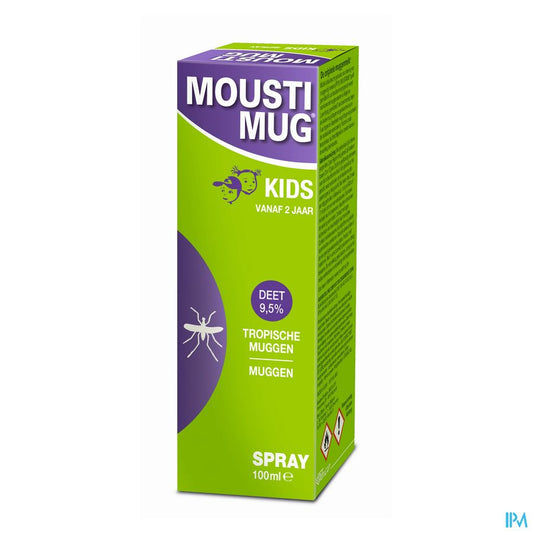 Moustimug Kids 9,5% Deet Spray 100 ml