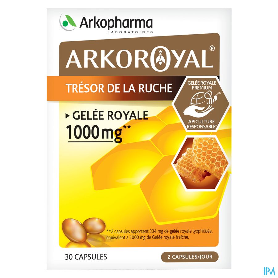 Arkoroyal Gelee Royale 1000mg Caps 30