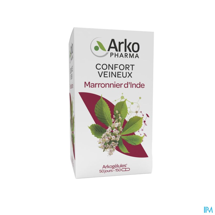 Arkopharma Arkogélules Marronnier D'Inde Confort veineux 150 Gélules Végétales