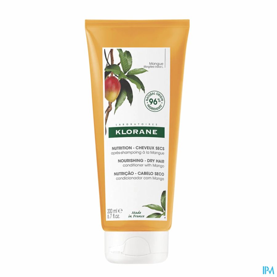 Klorane - Après-shampoing Nutrition à la Mangue - Cheveux secs