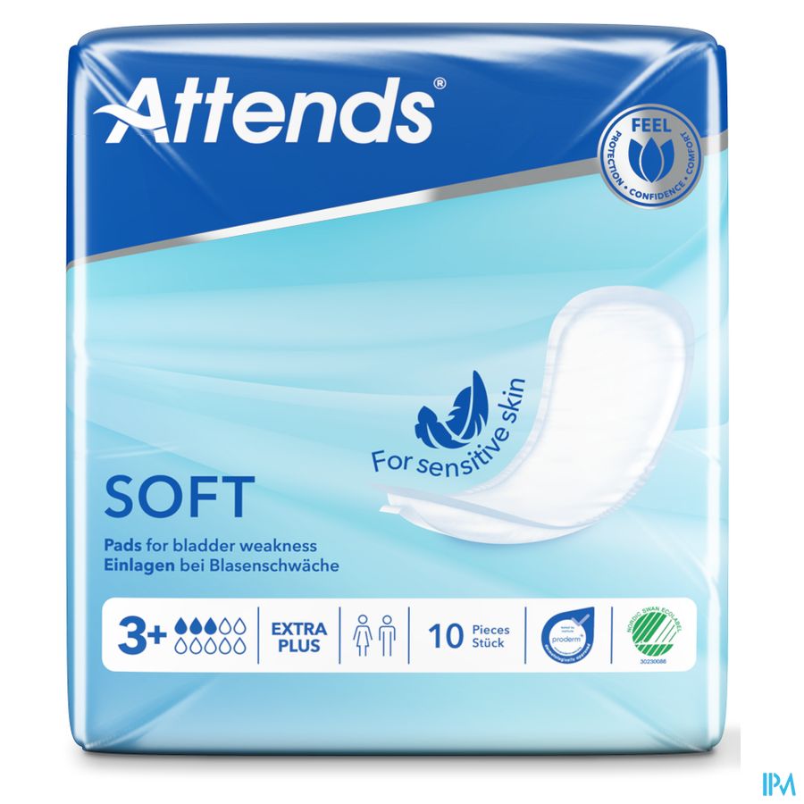 Attends Soft 3 Extra Plus Couche Anatom. 1x10