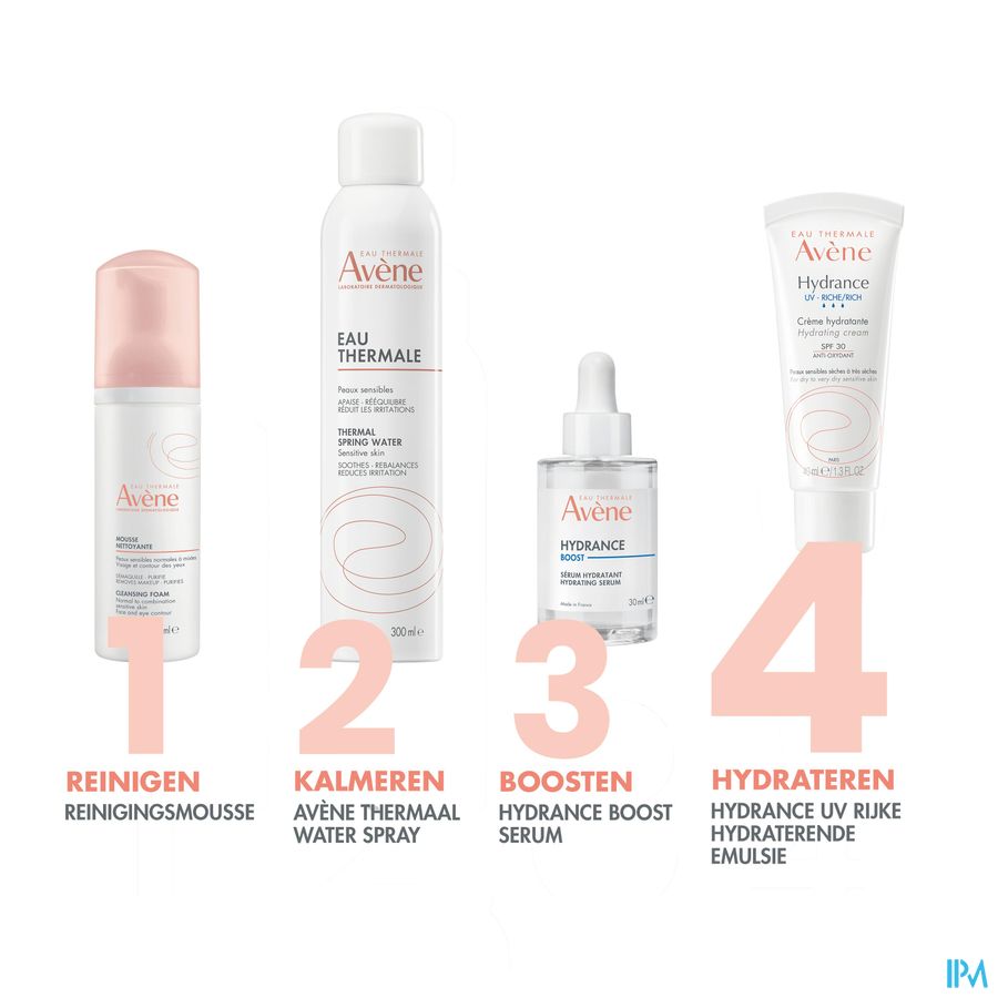 Eau Thermale Avène HYDRANCE UV RICHE Crème hydratante - Peaux sensibles sèches à très sèches