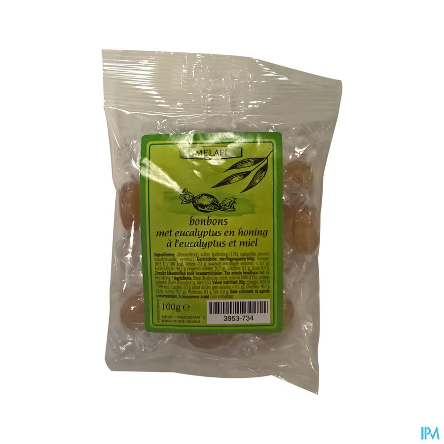 Melapi Bonbons Eucalyptus Miel 100g Revogan