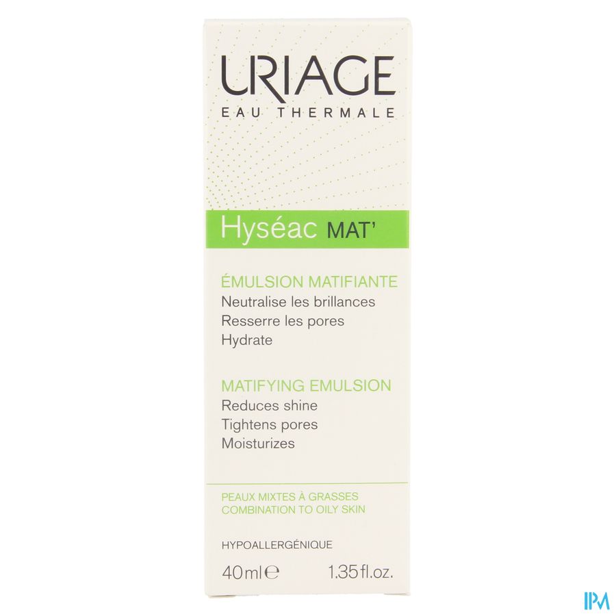 Uriage Hyseac Mat Gel Creme Tube 40ml