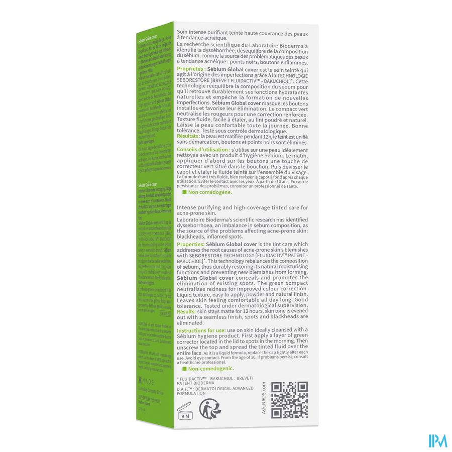 Bioderma Sebium Global Cover 30ml