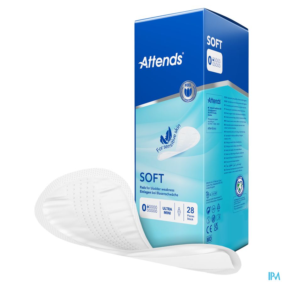 Attends Soft 0 Ultra Mini Couche Anatom. 1x28