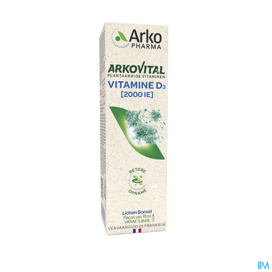 Arkovital Vit D3 & E Vegetales Fl 15ml