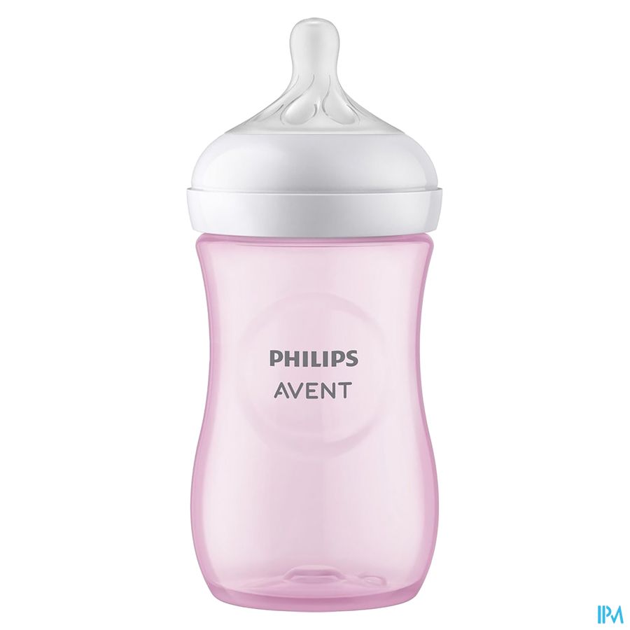 Philips Avent Natural 3.0 Biberon Rose 260ml