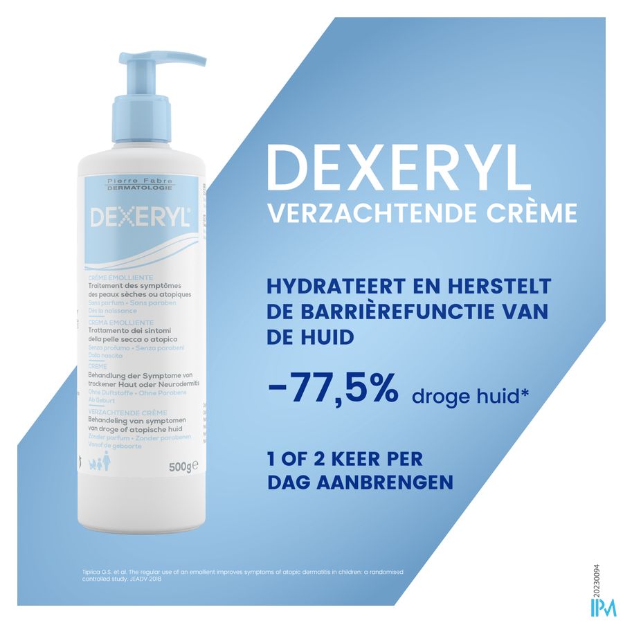 DEXERYL CREME EMOLLIENTE 500 G Peau très sèche à tendance atopique