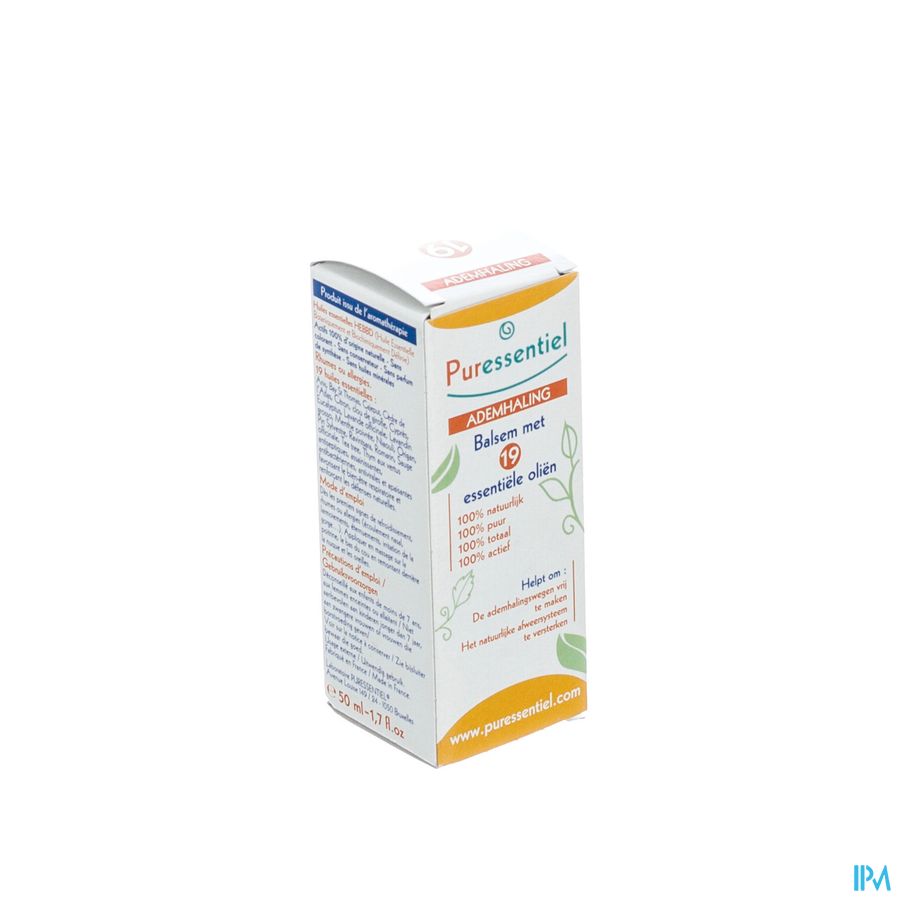 Puressentiel Respiratoire Baume 19 Hle Ess 50ml