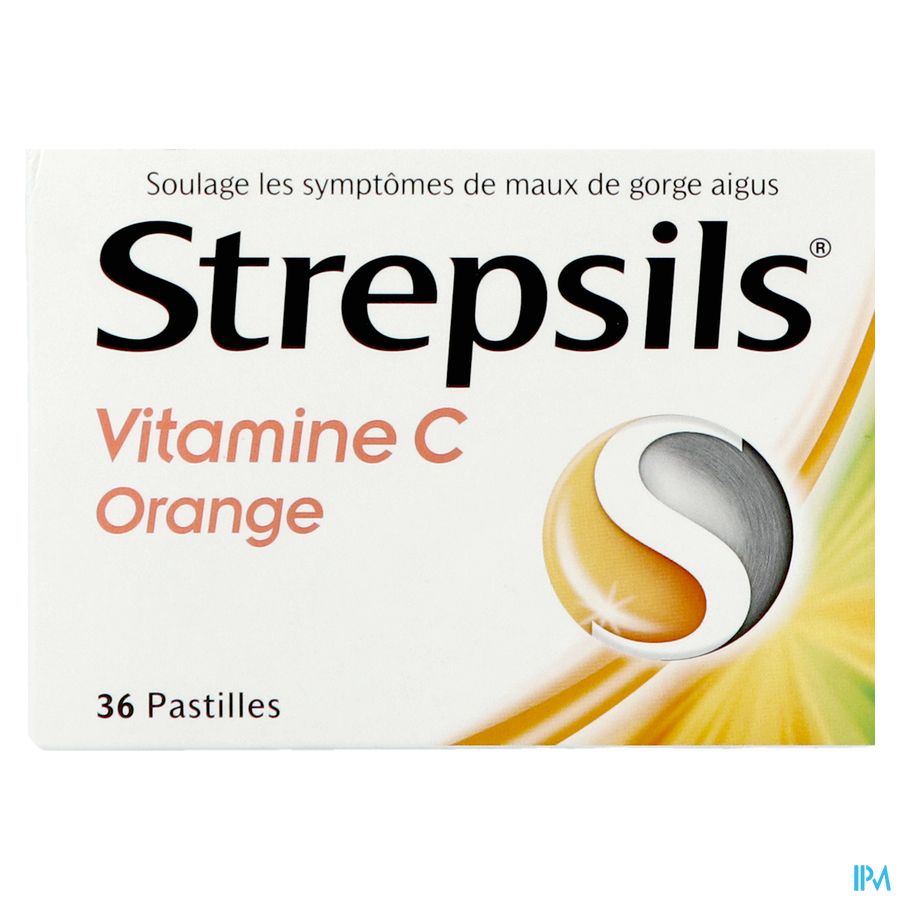 Strepsils Vitamine C Orange Past 36