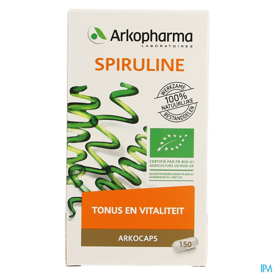 Arkogelules Spiruline Bio Caps 150