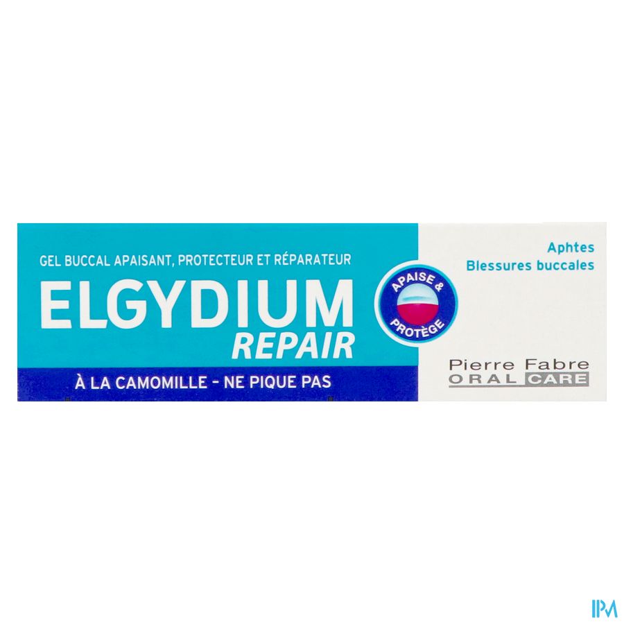 ELGYDIUM - REPAIR Gel buccal apaisant, protecteur et réparateur - aphtes & blessures 15ML