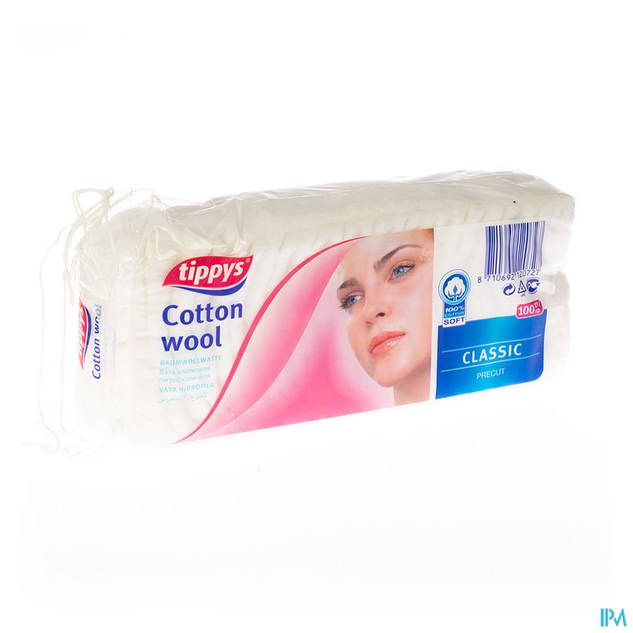 Tippys Ouates Predecoupes 100g