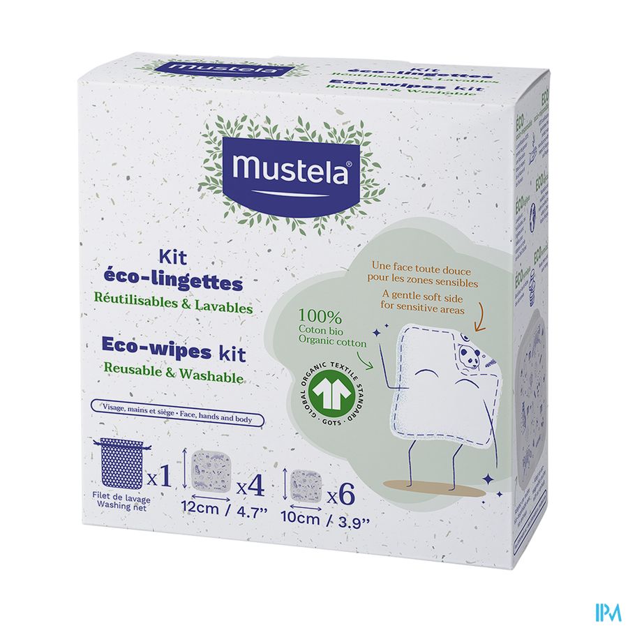 Mustela mon 1er kit eco lingettes 10 pcs