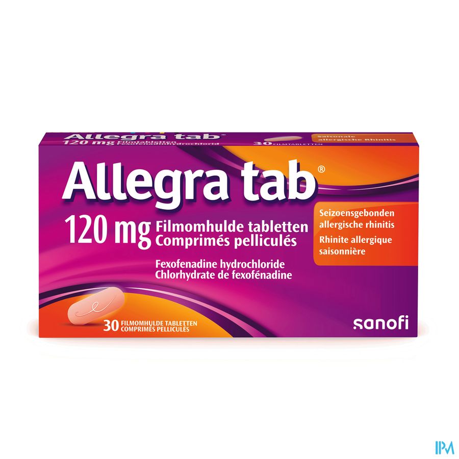 Allegra Tab 120mg Comp Pell 30x120mg