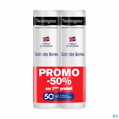 Neutrogena F/n Stick Levres Duo 2x4,8g 2e -50%