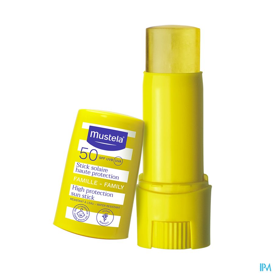 Mustela stick très haute protection spf50 famille 9 ml