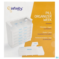 Pill Organizer Semaine Couvercle Clapet