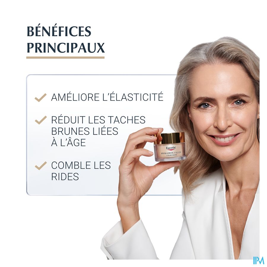 Hyaluron-Filler + Elasticity Soin de Jour SPF 15 Anti-Rides & Anti-Âge Pot 50ml