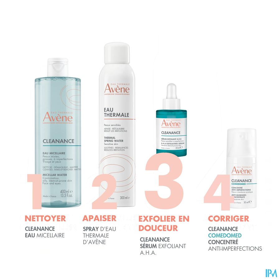 Eau Thermale Avène CLEANANCE Sérum exfoliant A.H.A - Anti-imperfections, anti-marques pour les peaux sensibles à imperfections