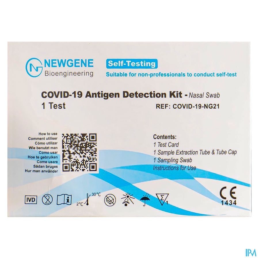 Newgene Bioengin.kit A/gene Test Covid-19 1 O'life