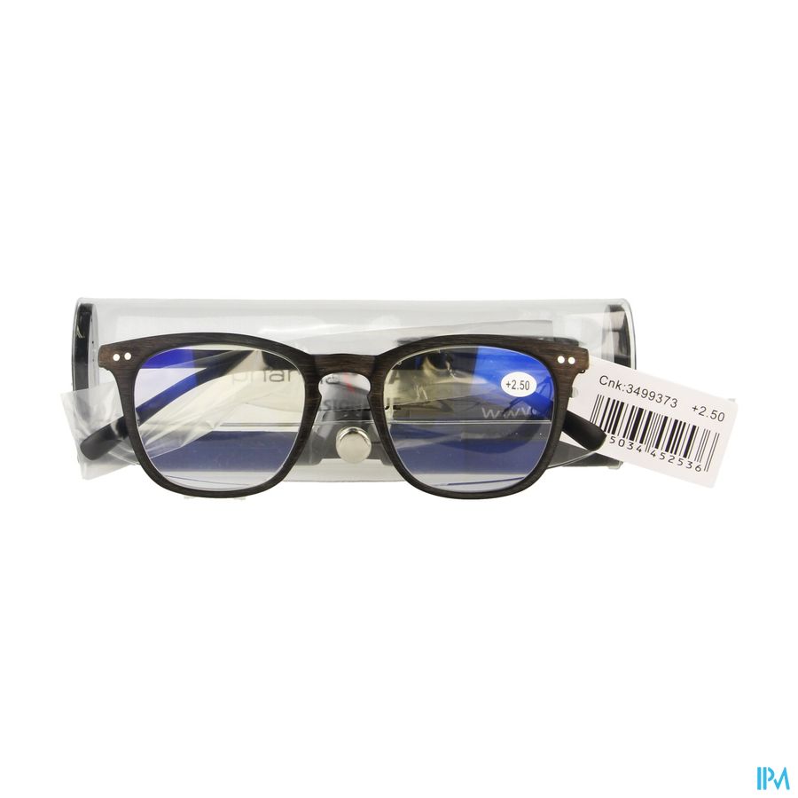 Pharmaglasses Visionblue Pc02 Lun.lect.+2.50 Brown