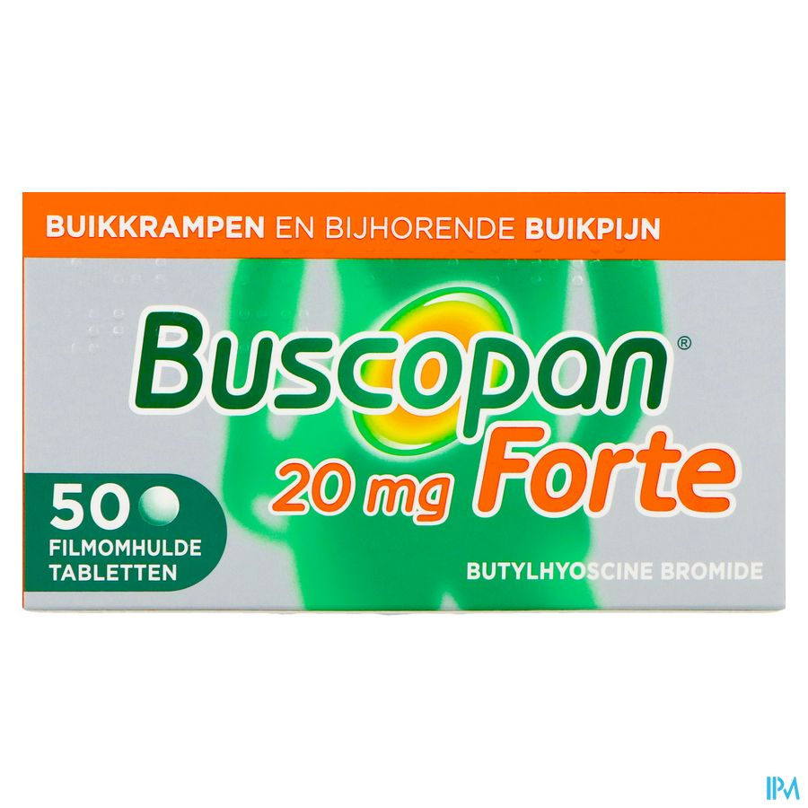 Buscopan Forte 20mg Comp 50 - Crampes et Maux de ventre